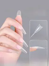 プレスオンネイル ネイルチップ 極薄 シームレス マット仕上げ フレンチネイル ロング フルチップ ハーフチップ ネイルサロン仕様