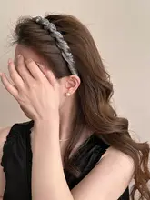 高級感のあるチュールラップヘアバンド【歯付き・滑り止め・スタイリッシュデザイン】