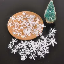 クリスマス用 ホワイトスノーフレーク デコレーション シールキット【子供向け・DIY手作り・不織布素材】