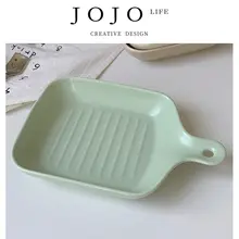 オーブン皿 セラミック マット 取っ手付き おしゃれ 耐熱 「JOJO'S L. PD.exist.」