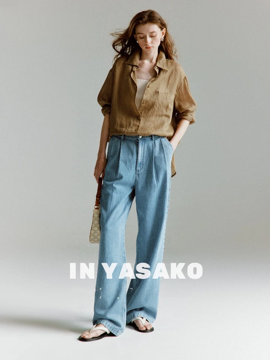 骨格ストレートデニムの特徴と実用性：INYASAKOのコットン使用直筒パンツを徹底解説