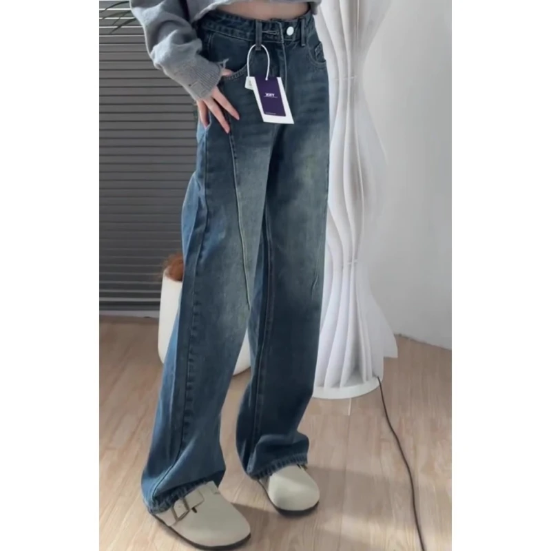 股上深め デニム とは？高身長向けロング丈ビンテージワイドデニムの実際の使い方と特性