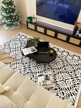 フランス風 ヴィンテージデザインラグ【リビングルーム・高級感・マルチ用途】