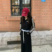 開衫スウェットジャケット【女性用・リブデザイン・ジッパー付き】＆ミニスカート＆ショートパンツ（セットアップ対応）