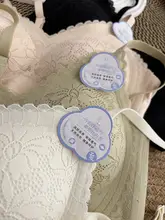 花柄レース ブラジャー【シームレス・ソフトサポート・絹とモダール混合・通気性・細ストラップ】