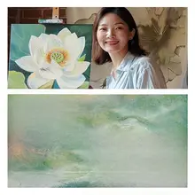 手描き油絵 玉嶂肌理感の抽象装飾画【リビング・ダイニング・寝室用】