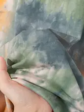 Tシャツ メンズ 半袖 綿100% タイダイ 厚手 ルーズ ヴィンテージ 着回し 夏