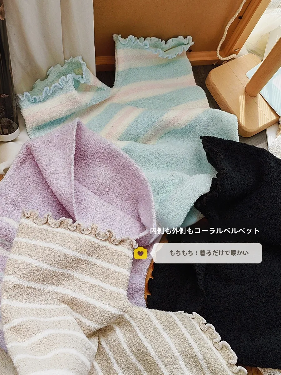 珊瑚绒製高腰暖か打底パンツ：補整下着としての保温性とウエストサ  ポートの実証