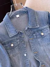 レディース リッチフィットデニムジャケット【春用・スリムシルエット・カジュアル・小柄対応】