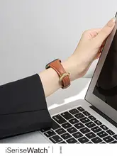 Apple Watch バンド レディース 本革 秋冬 上品 個性的 「iserisewatch」