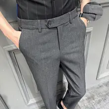 スラックス 男性 ビジネス スーツ パンツ ストレート 薄手 フレキシブル カジュアル パンツ