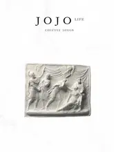 石膏像 レリーフ 置物 女神 天使 ミューズ 古代ローマ風 クラシック インテリア 「JOJO'S L.PD.Muse.」