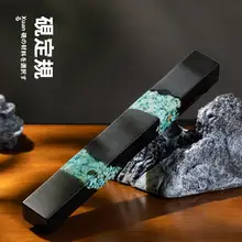 得力 墨青文房具セット【筆・砚台・重石付き・ギフトボックス入り】