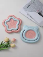 猫用陶器製 フードボウル【転倒防止・おしゃれなデザイン・水と食事用】
