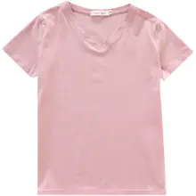 通気性の良いコットン短袖Tシャツ【レディース・ホワイト・ルーズフィット】