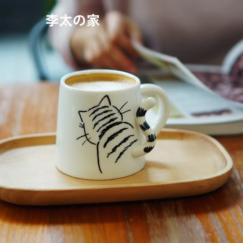 インテリア買い物リストに加えるべき立体尾巴デザインの陶器製マグカップの特徴