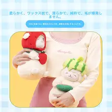 MINISO 子羊のぬいぐるみ スタンドタイプ スイカ レモン イチゴ もこもこ プレゼント キッズ ボーイズ ガールズ「MINISO」