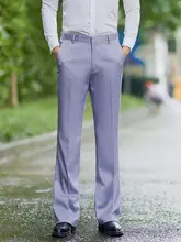 秋用ビジネスカジュアルストレートフレアパンツ【撥水加工・クリースなし・フィット】