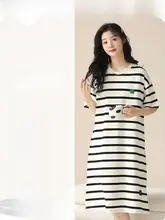 夏用マタニティ授乳ドレス【短袖・胸パッド付き・ウェア】