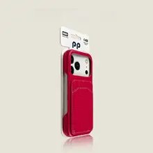 iPhone用 銀色オイルレザー風クロコダイル柄ケース【カード収納付き・シンプルデザイン・高級感】