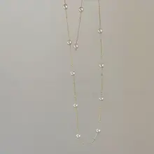 海星集 パールネックレス【フレンチスタイル・マルチウェア・レイヤードデザイン】