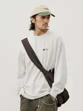 極上の柔らかさの長袖Tシャツ【ユニセックス・アルファベットプリント・カジュアルデザイン】（セットアップ対応）