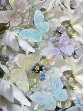 可愛いデザインのマスキングテープ【星と蝶のデザイン・ブルー・ピンク】