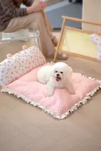 取り外し可能なペット用ベッド【小型犬・夏用・通気性抜群】