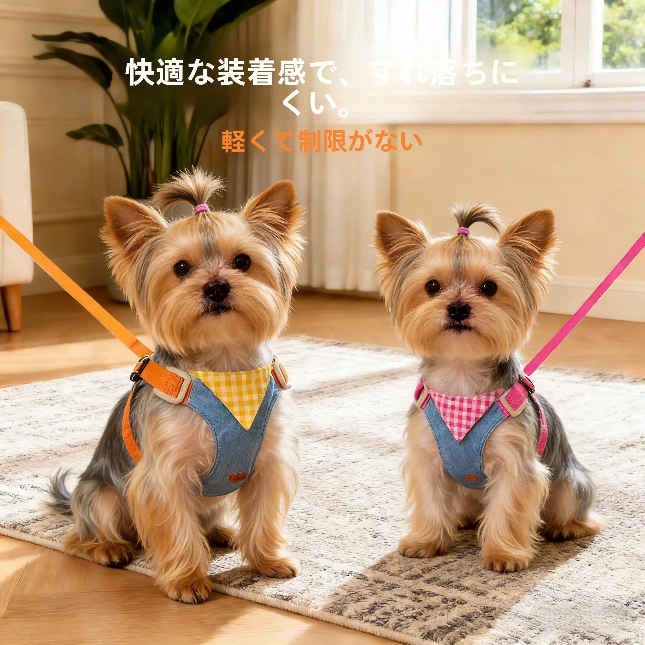 小型犬用ハーネス付きリード：軽量で通気性抜群のハッチミブランドが実際どうか