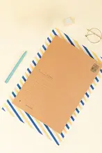 糸綴じノート 罫線 厚手 クリーム色 日記 記録用 学習用 4冊セット