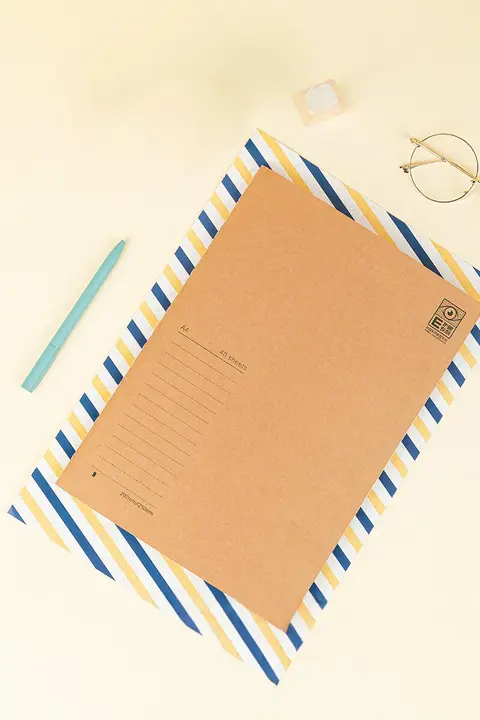 糸綴じノート 罫線 厚手 クリーム色 日記 記録用 学習用 4冊セット