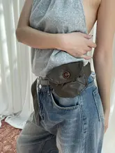 ファッション性と実用性を兼ね備えた調節可能なウエストポーチ【ミニ財布・個性的デザイン】