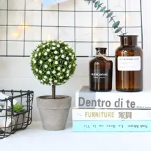 アンティーク風 おしゃれなフェイクグリーン植物【インテリア装飾・カフェ用・テーブル置き】