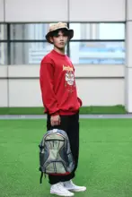 カラーブロックデザイン 大容量リュックサック【学生用・アウトドア・登山用】