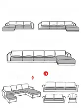 高級感漂うフリースソファクッションカバー【滑り止め付き・秋冬用】