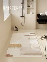 Wabi-sabiスタイル 浴室用防滑マット【高齢者・子供対応・日本式デザイン】