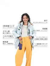 BLACK ICE 冬用アウトドアダウンジャケット【防風・厚手・白鹅绒・フード付き】