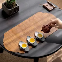天然竹製茶マット【二面使い・禅スタイル・茶道用】