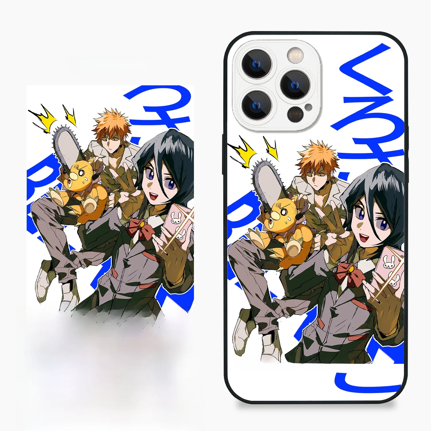 鬼滅の刃 キャラクターとのコラボスマホケース：9397号列车のイラストレーター協力モデル