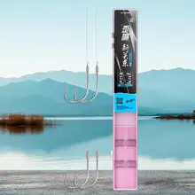 トゲ付きフック ダブルフック フローティング釣りセット ラインセット