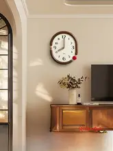 穴あけ不要のモダン掛け時計【シンプルデザイン・リビング用・創造的なスタイル】