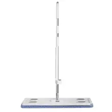 モップ 対応する怠け者 手洗い不要 回転式 湿乾両用 フロア 吸水 交換可能 35/42CM