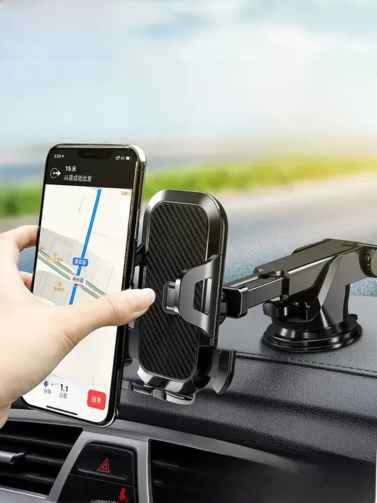 大型トラック用スマートフォン車載ホルダー【防震・吸盤式・延長設計】