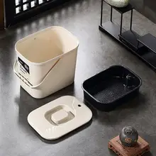 茶渣ごみフィルター付き排水バケツ【家庭用・大容量・茶道用具アクセサリー】