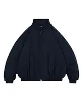 メンズ・レディース冬用フライトジャケット【厚手・無地・スタンドカラー】