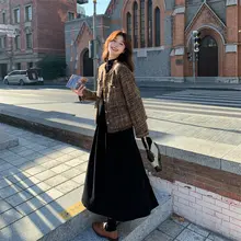 女性用 法定スタイルのコートとワンピース【冬用・高級感・二部構成】（セットアップ対応）
