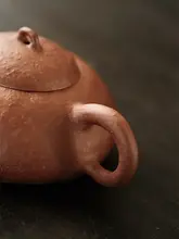 吴一延作 朱泥金彩茶壺【手作り・小型・陶器】
