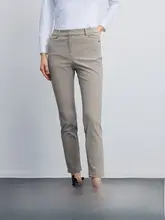 レディースゴルフ用カジュアルストレートパンツ【フィットデザイン】