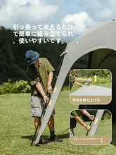 Naturehike 六角形クイックオープンテント【アウトドア・キャンプ用・UVカット・フライシート付き】