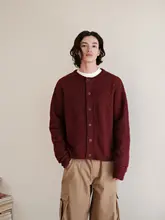 ショートカーデ レディース ウール混 立体アーガイル柄 お正月 迎春 冬「CARPEM」